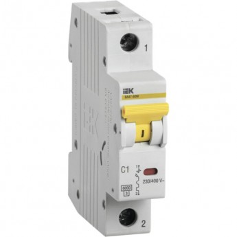 Автоматический выключатель IEK ВА47-60M 1Р 2А 6кА С - MVA31-1-002-C Автоматический выключатель IEK ВА47-60M 1Р 2А 6кА С - MVA31-1-002-C