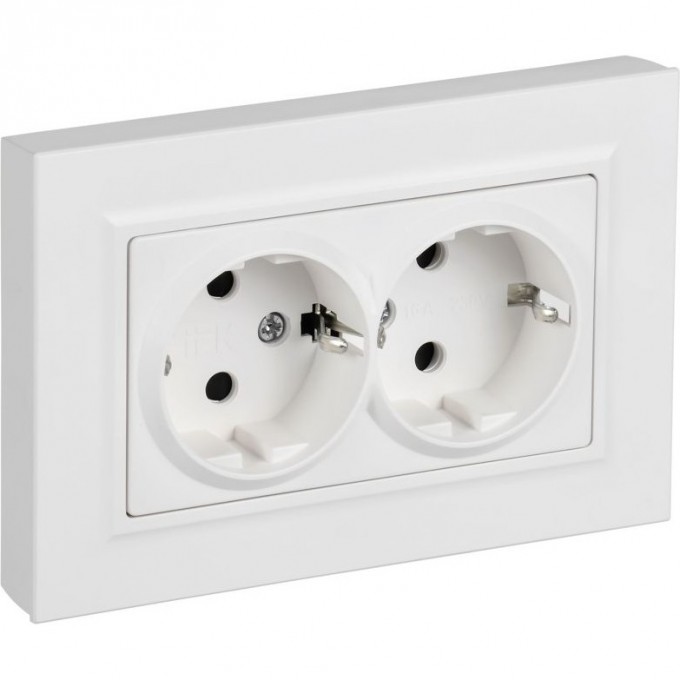 Электрическая розетка IEK BRITE BR-R28-16-K91-F