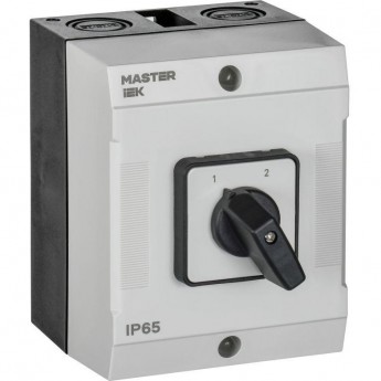 Переключатель кулачковый IEK MI-CS20-010-054 10А (сх. 54) в боксе стандартная рукоятка