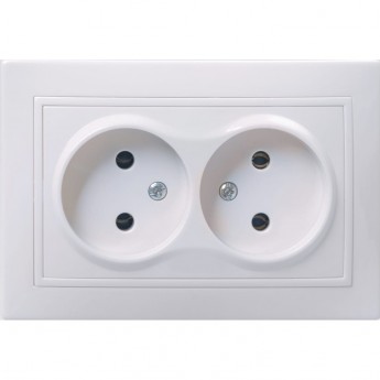 Розетка 2-м IEK СП Кварта 10А IP20 Розетка 2-м IEK СП Кварта 10А IP20