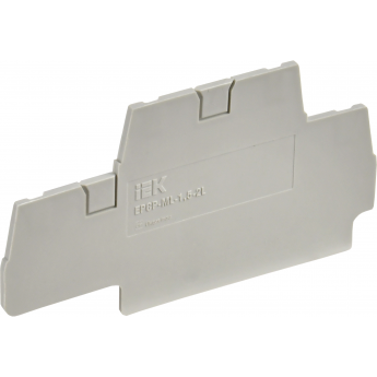 Заглушка IEK для CP-ML 2 ур. 1,5мм2 серая